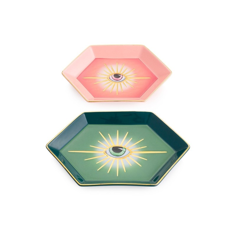 Svuotatasche in Porcellana Verde Emò Italia...