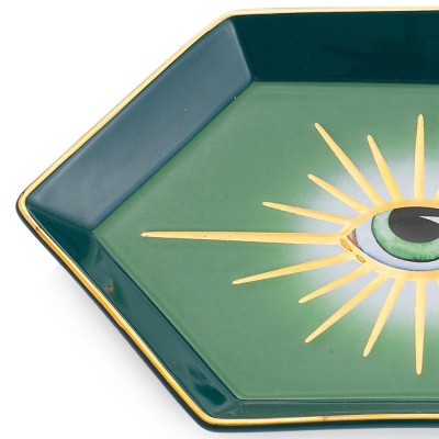 Svuotatasche in Porcellana Verde Emò Italia Egeo Occhio... 2