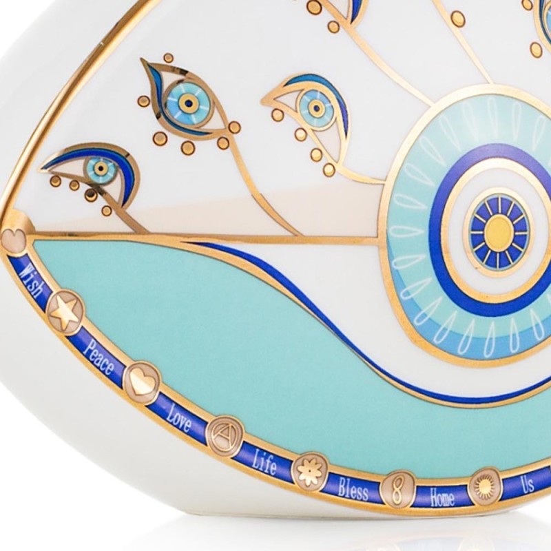 Fermacarte in Porcellana Emò Italia Egeo con...