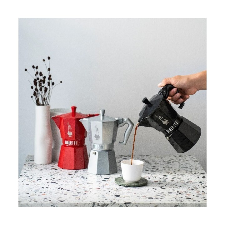 Bialetti Moka Exclusive nera lucida 6 tazze