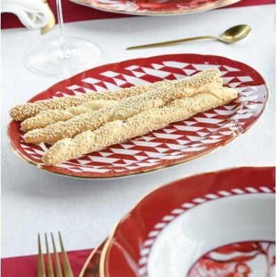 PIATTO A SERVIRE OVALE 27CM - LE ROUGE 2