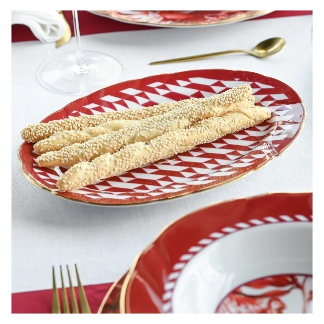 PIATTO A SERVIRE OVALE 27CM - LE ROUGE