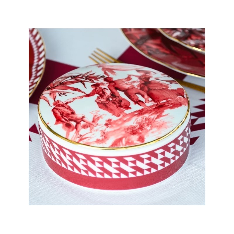 SCATOLA TONDA DIAM 13CM. - LE ROUGE