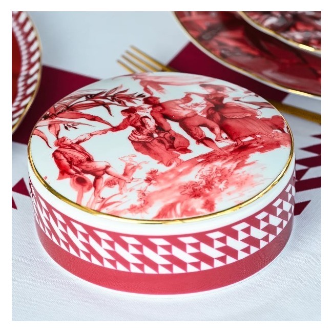 SCATOLA TONDA DIAM 13CM. - LE ROUGE