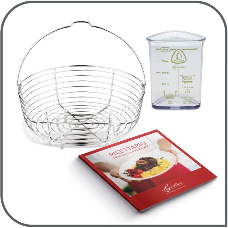 Pentola a Pressione Lagostina Novia Vitamin 7L...