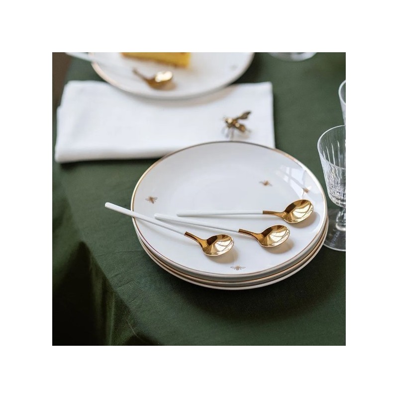 SET 4 PIATTI DOLCE API Bialetti Oro delle Api...