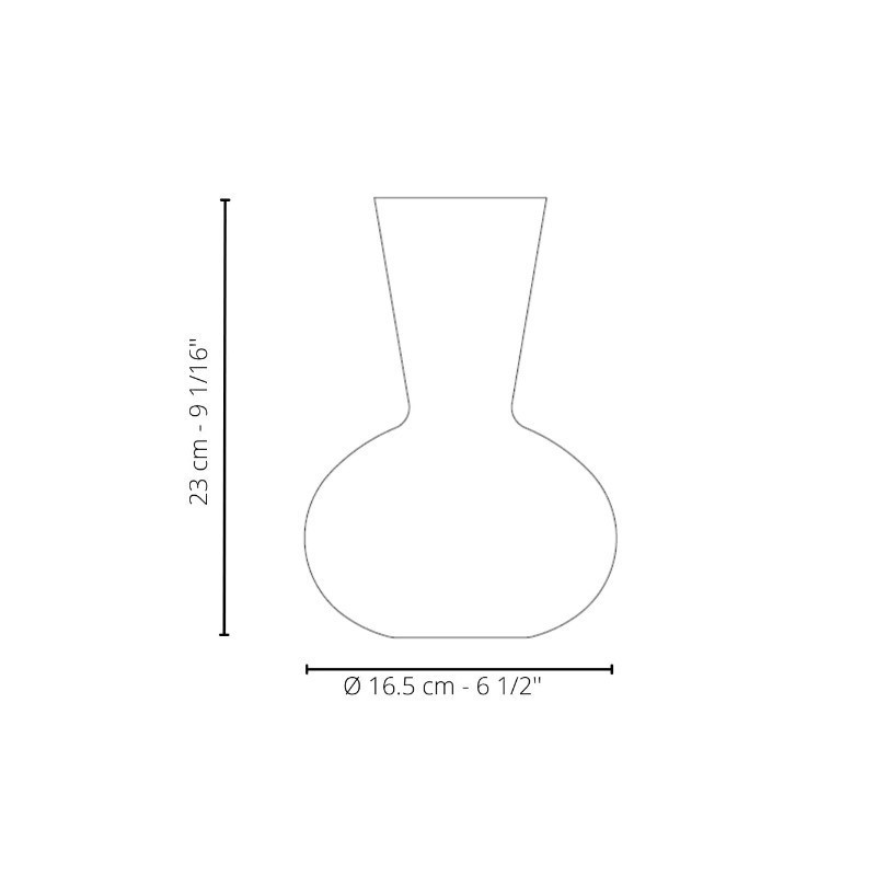 Vaso Idria Venini in Vetro di Murano Lattimo e...