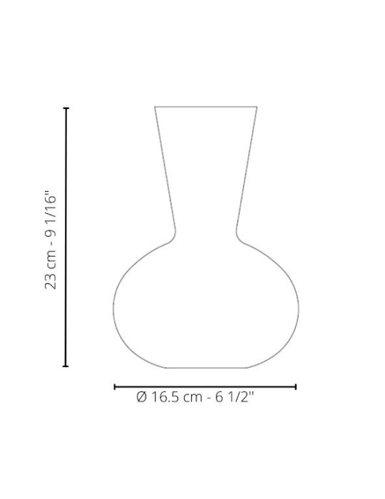 Vaso Idria Venini in Vetro di Murano Lattimo e...