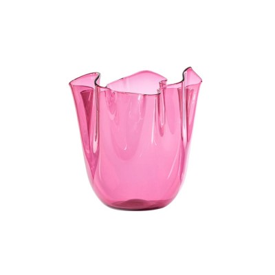 Vaso Fazzoletto Venini Magenta – Icona di Design in Vetro...