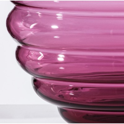 Vaso Deco Venini Magenta Trasparente – Vetro di Murano... 2