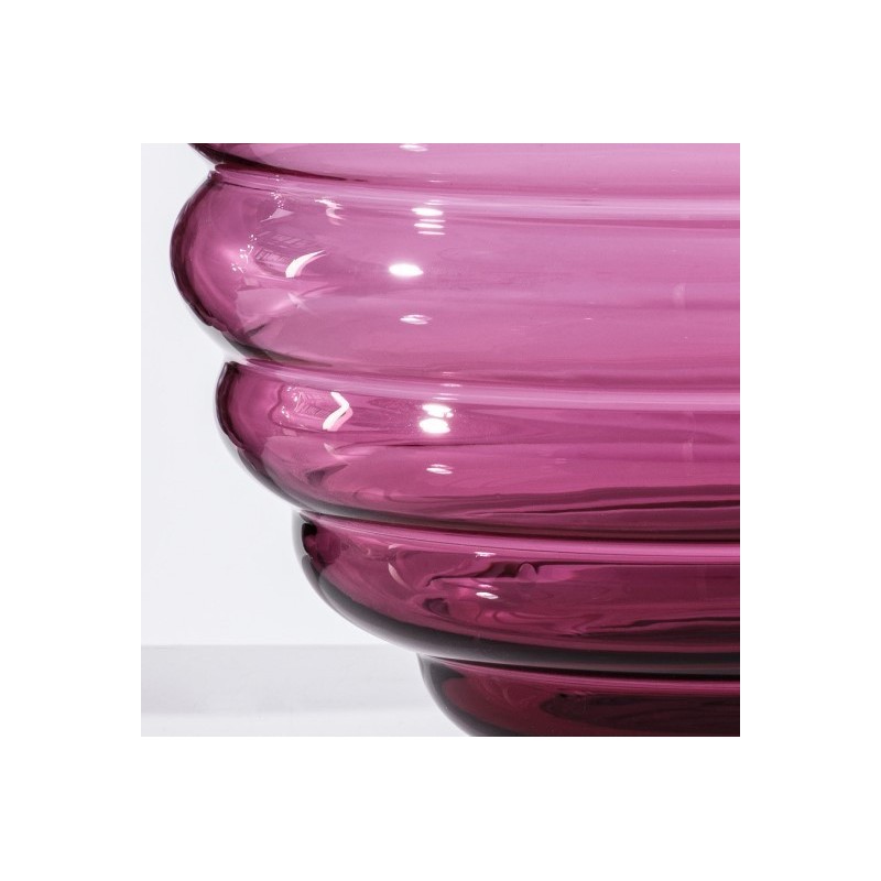 Vaso Deco Venini Magenta Trasparente – Vetro di...
