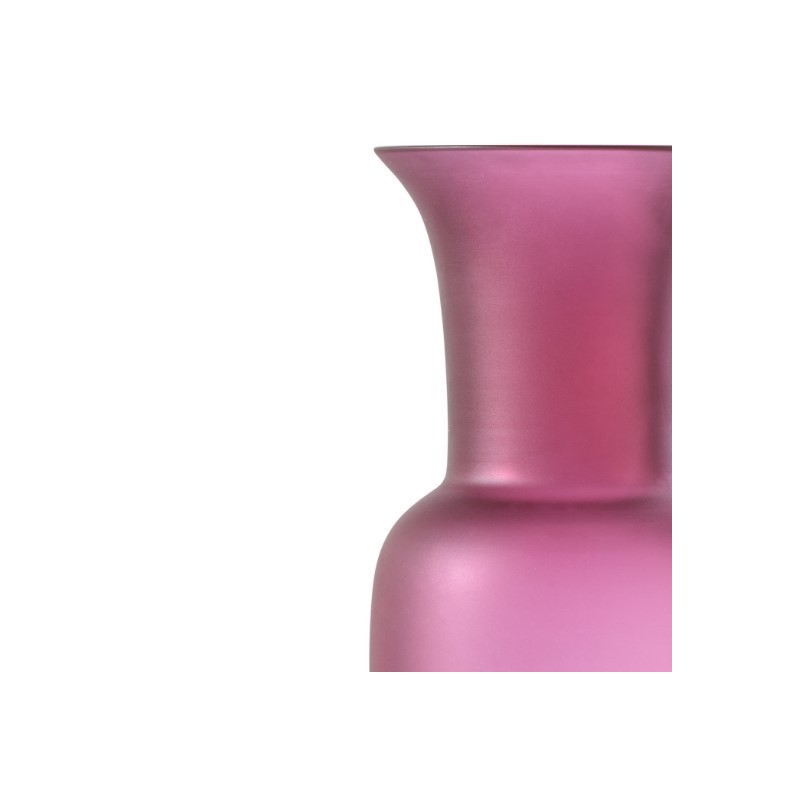 Vaso Opalino Venini Magenta Sabbiato – Vetro di...