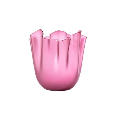 Vaso Fazzoletto Opalino Venini Magenta Sabbiato – Vetro...