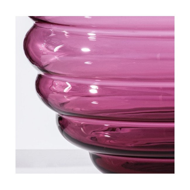 Vaso Deco Venini Magenta Trasparente Ø23 –...