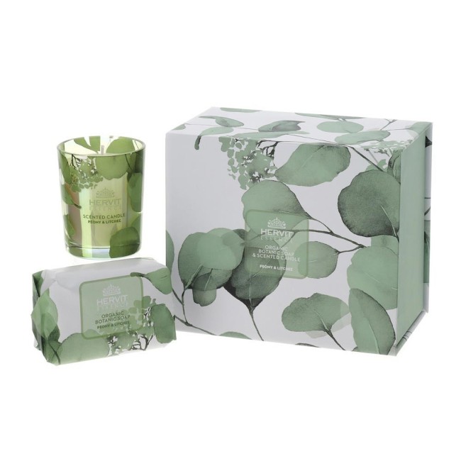 SET CANDELA 70G+SAPONE 120G BOTANIC VERDE