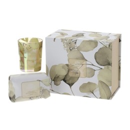 Hervit Creations Set Botanic giallo candela e sapone oud