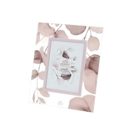 Hervit Creations Cornice Botanic in vetro rosa 18 × 22 cm