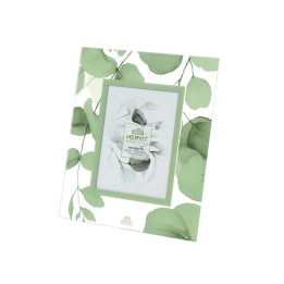 Hervit Creations Cornice Botanic in vetro verde 18 × 22 cm