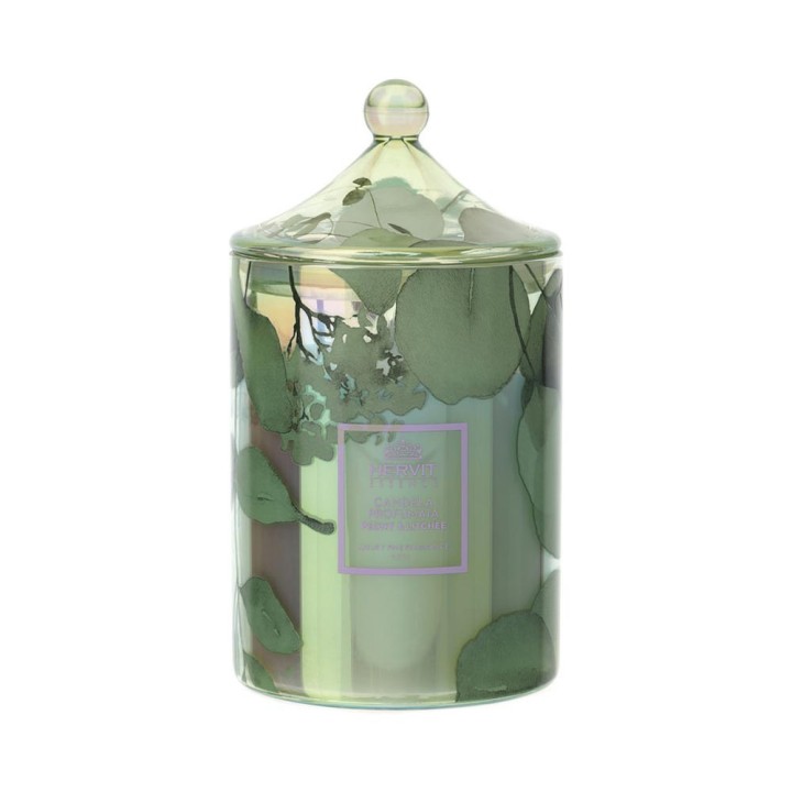 Hervit Candela Botanic Pagoda verde peonia e litchi 18 cm