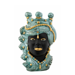 Verus Ceramiche Testa di Moro Mediterraneo donna verde