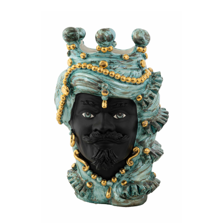 Verus Ceramiche Testa di Moro Mediterraneo uomo verde