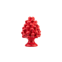 Verus Ceramiche Pigna rossa alta 15 cm