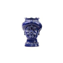 Verus Ceramiche Testa di Moro uomo blu lucido
