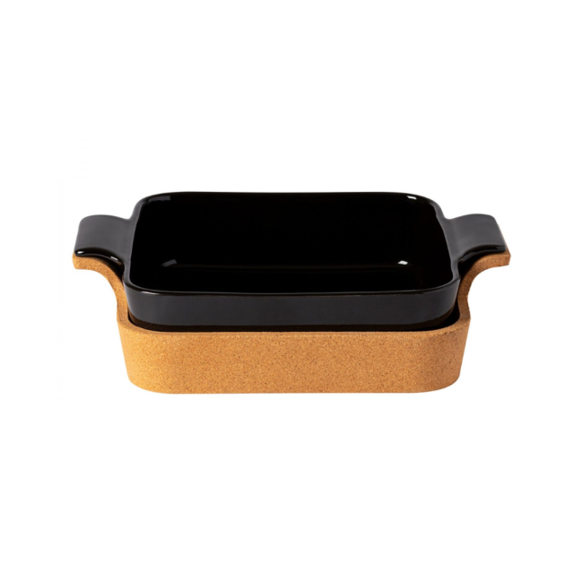 SQ. BAKER W/CORK 32 CM ENSEMMBLE BLACK