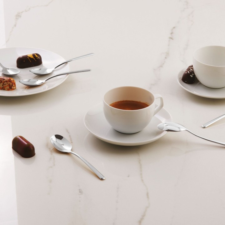 Sambonet Set di 6 cucchiaini da caffè Linear in acciaio inox