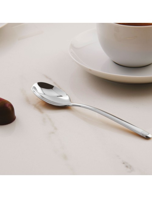 SET 6 CUCCHIAINI MOKA LINEAR INOX