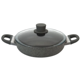 Ballarini Tegame Murano a 2 manici con coperchio Ø 24 cm