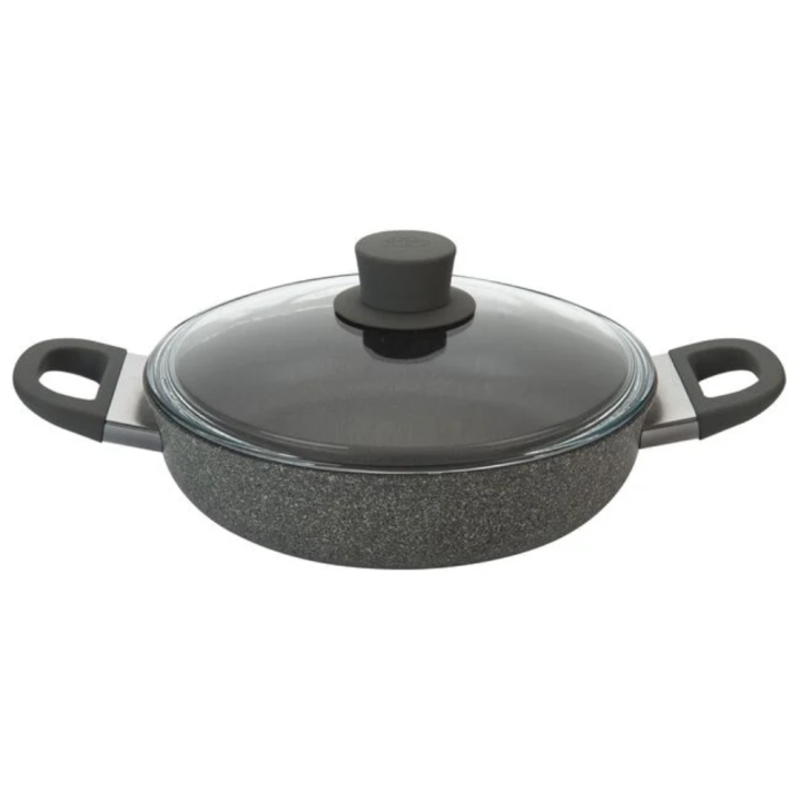 Ballarini Tegame Murano a 2 manici con coperchio Ø 24 cm