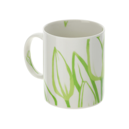 Hervit Creations Mug Tulip verde in porcellana 8 × 10 cm