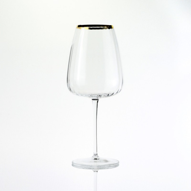 SET 6 CALICI ACQUA IMPERIAL GOLD