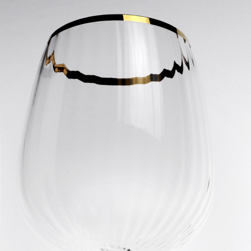 SET 6 CALICI ACQUA IMPERIAL GOLD