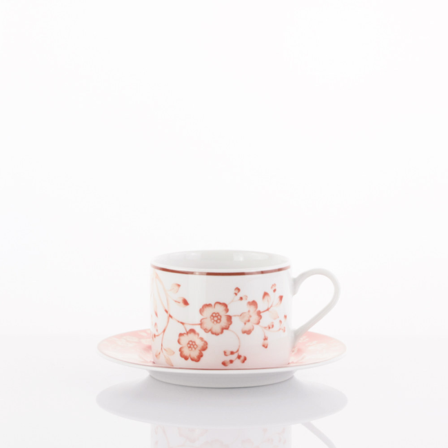 SET 6 TAZZE TE HERITAGE CORAL