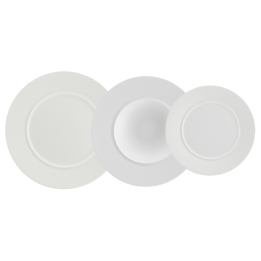 Weissestal Servizio di piatti Terrea White 39 pezzi