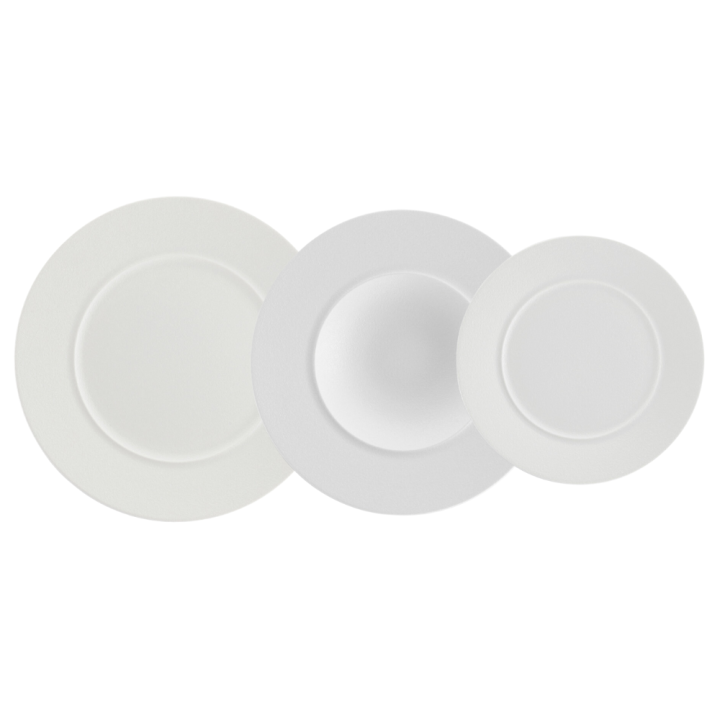 Weissestal Servizio di piatti Terrea White 39 pezzi