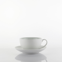Weissestal Set di 2 tazze da colazione Terrea White