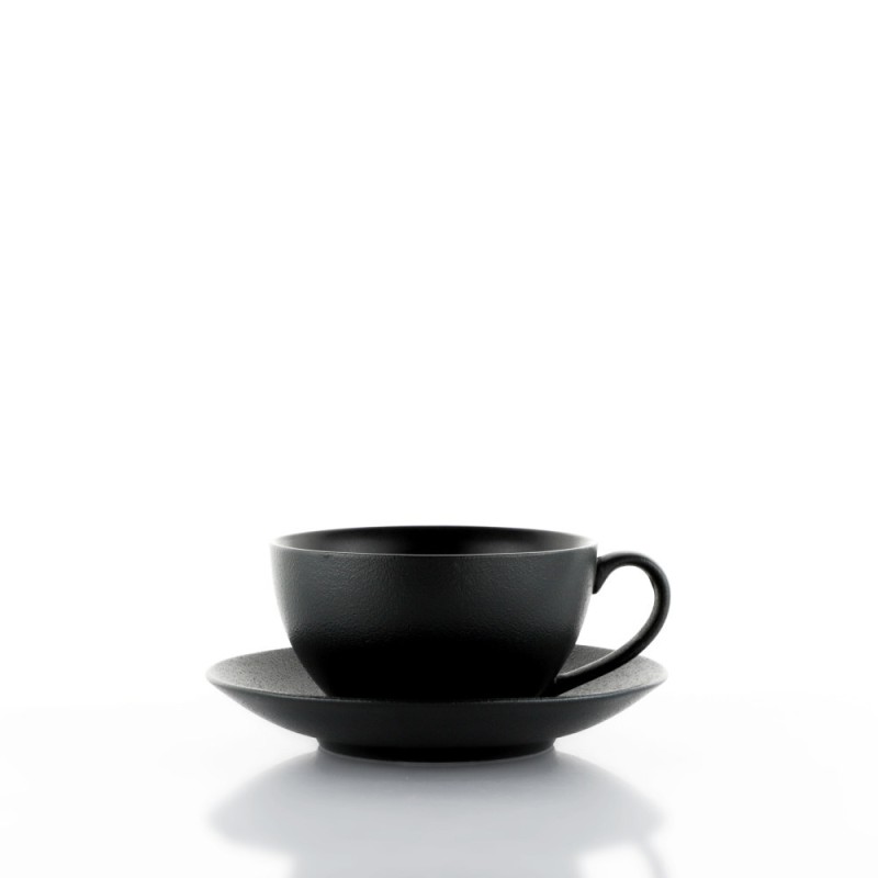 SET 2 TAZZE COLAZIONE TERREA BLACK