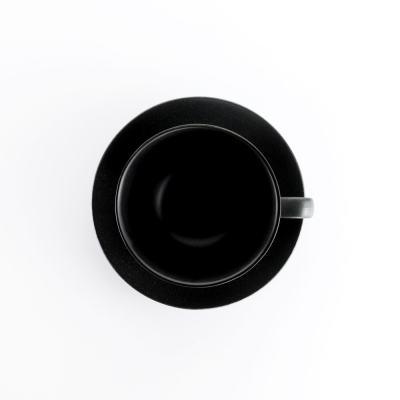 SET 2 TAZZE COLAZIONE TERREA BLACK 2