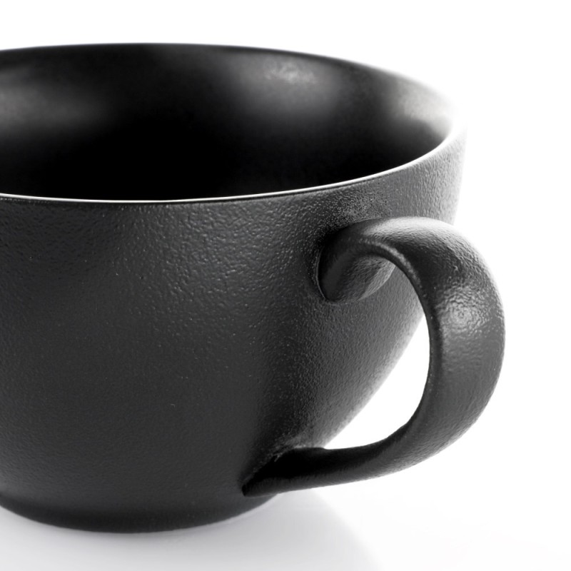 SET 2 TAZZE COLAZIONE TERREA BLACK