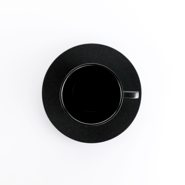 SET 6 TAZZE TE TERREA BLACK