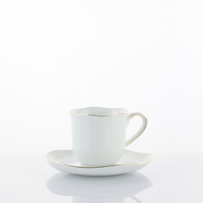 SET 6 TAZZA TE ONIX WHITE