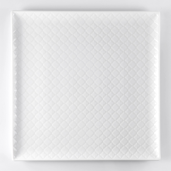 Weissestal Servizio di piatti Tile White 38 pezzi