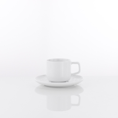 SERV.CAFFE 12PZ TILE WHITE
