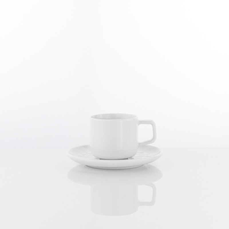 SERV.CAFFE 12PZ TILE WHITE