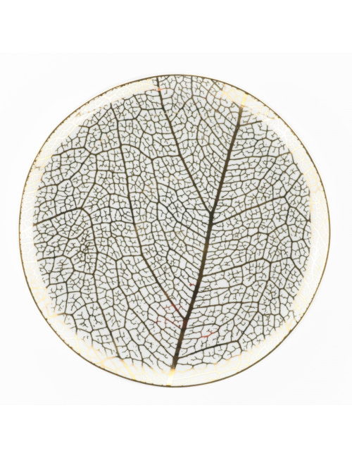 Servizio Tavola 36 Pezzi Onix White Leaf in...