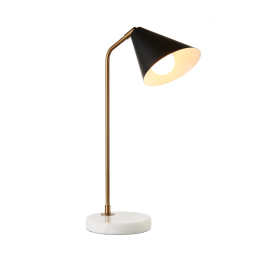 L'Oca Nera Lampada in metallo base in marmo 54,5 cm