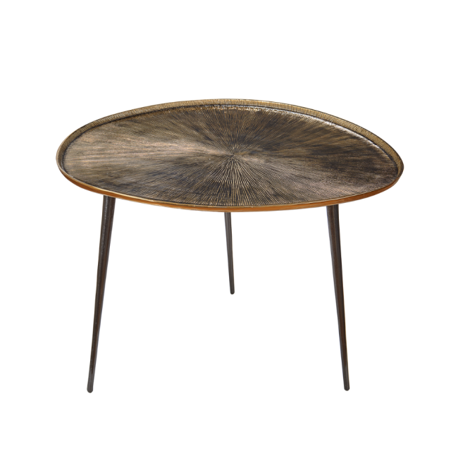 Tavolino Grande in Alluminio Smaltato – L’Oca Nera